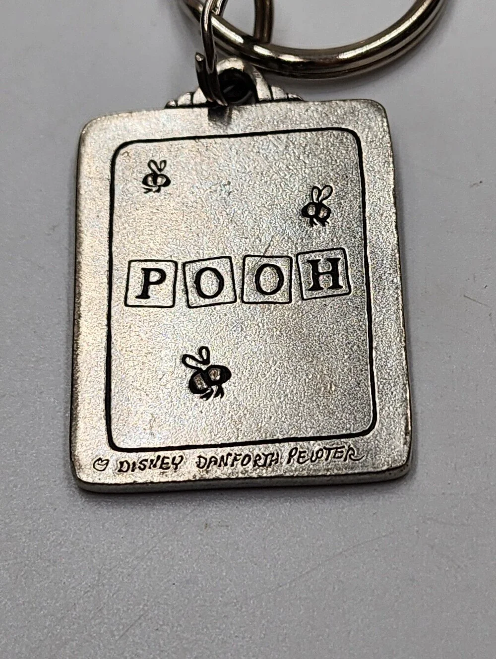 Disney Winnie the Pooh Keychain Danforth Pewter Purse Charm